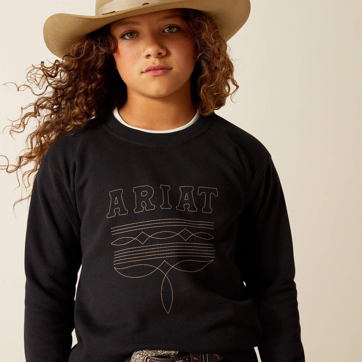 Booted Logo Sweatshirt Kids | Ariat on sale