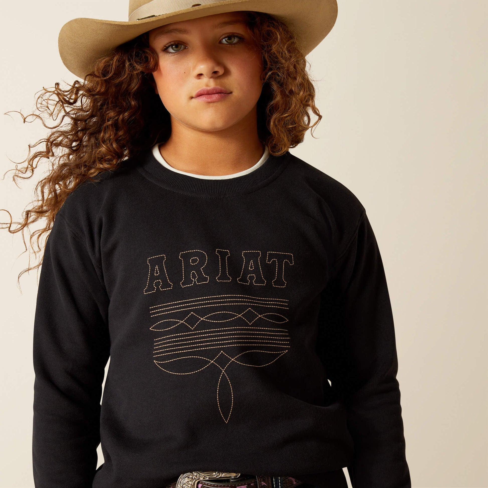 Booted Logo Sweatshirt Kids | Ariat on sale