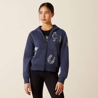 Spiffy Full Zip Sweatshirt Kids | Ariat on sale