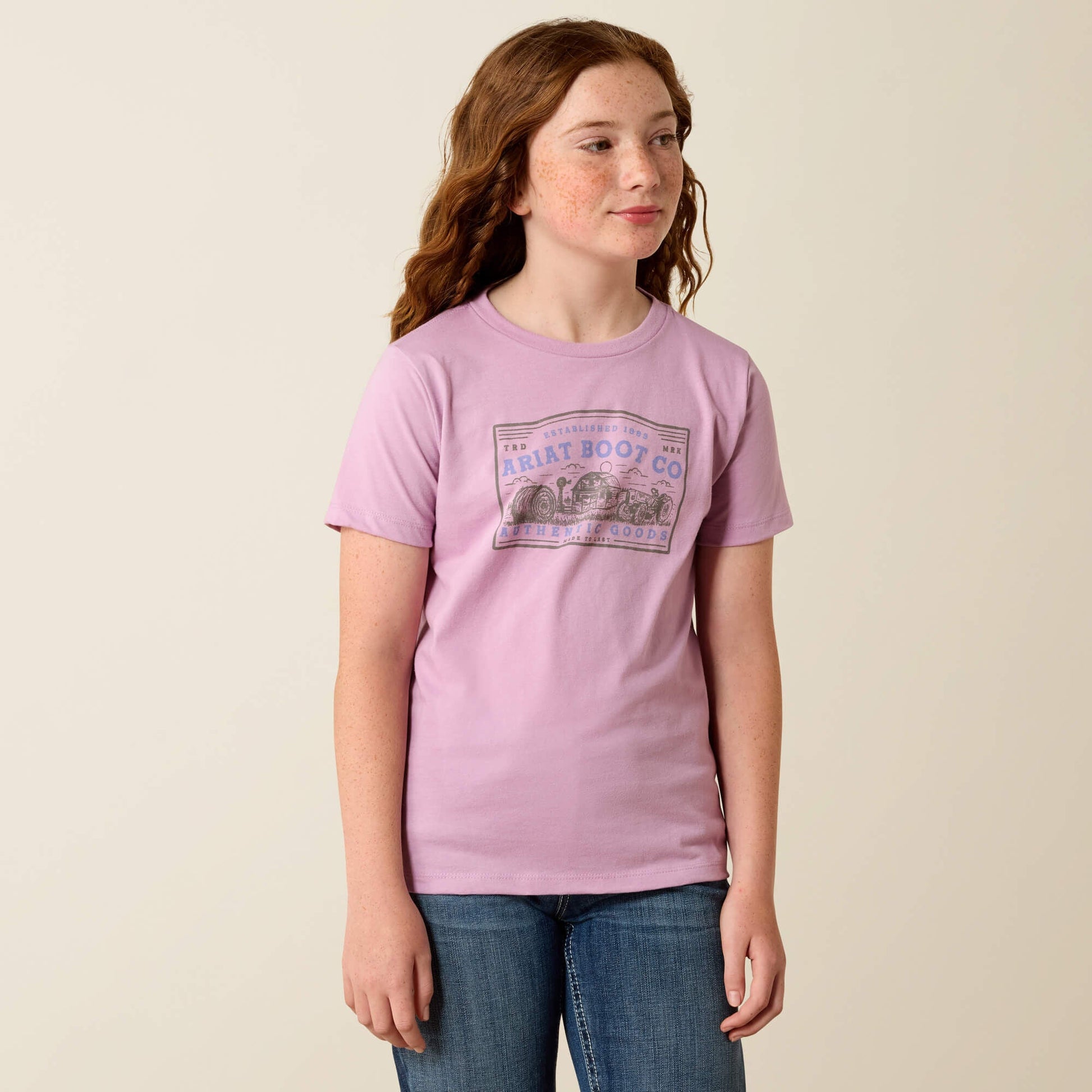 Ariat Farm Patch T-Shirt Kids | Ariat for sale