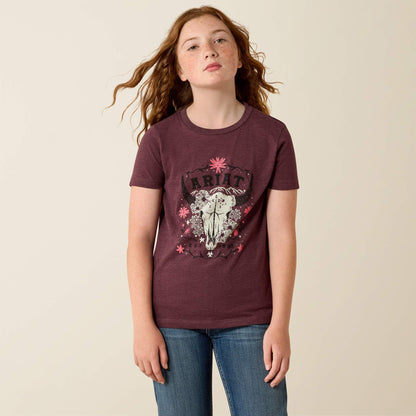 Ariat Skulls Florals T-Shirt Kids | Ariat outlet