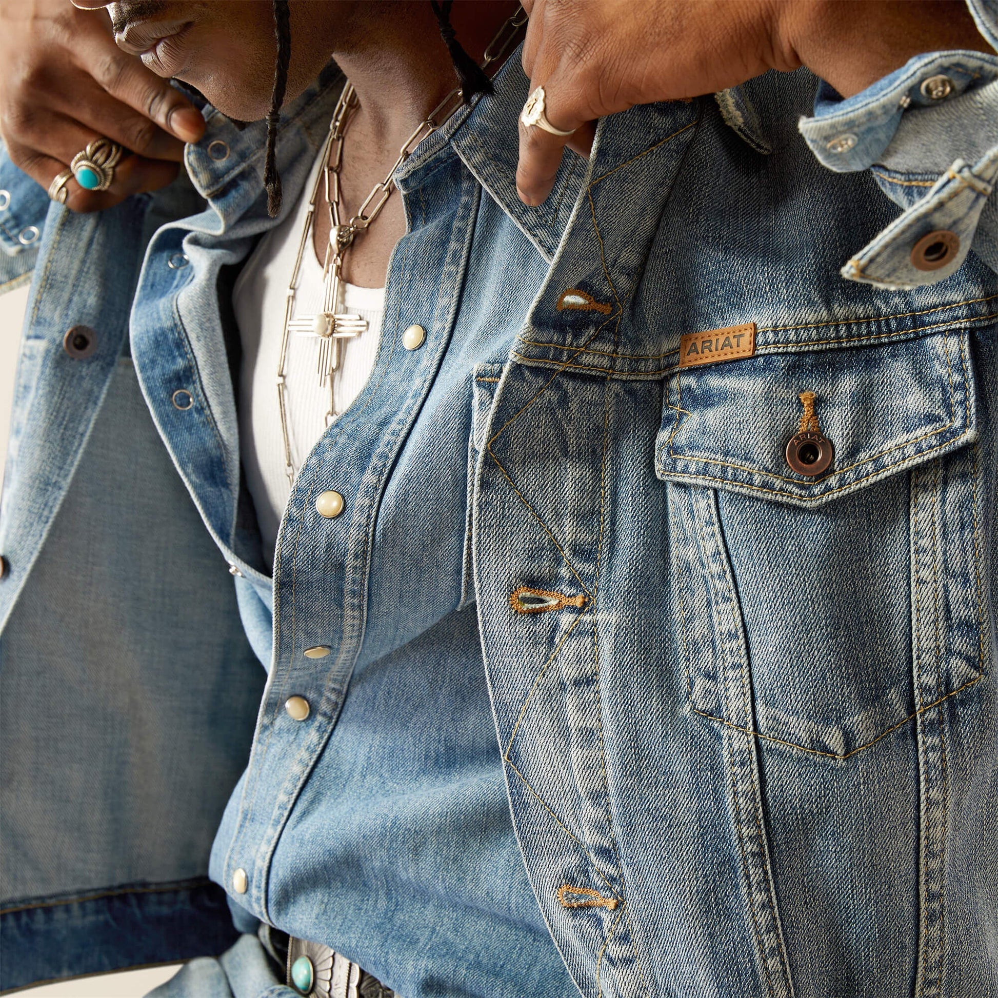 Everybody's Yellowstone Hometown Denim Jacket Trends | Ariat on sale